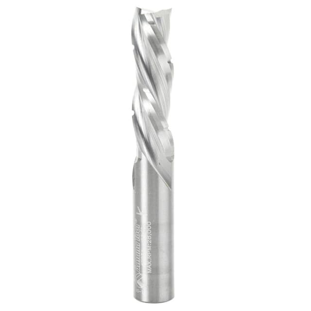 1/2" x 3-1/2" Down-Cut Roughing/Finishing Spiral Router Bit with Chipbreaker, 3-Flute, 1/2" Shank