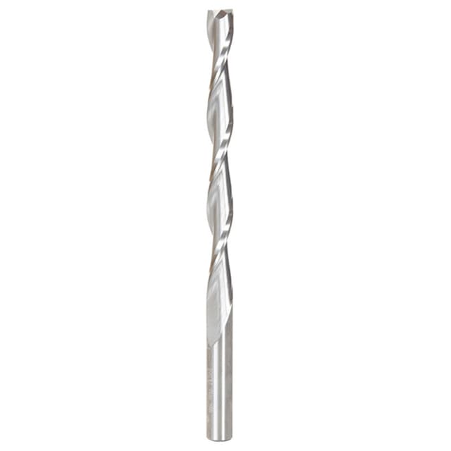 3/8" x 6" CNC Up-Cut Foam Cutting Square End Spiral Router Bit, 2-Flute, 3/8" Shank, 4" Cutting Height