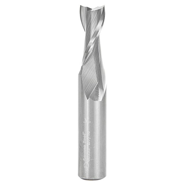7/16" x 3" Up-Cut Spiral Plunge Bit, 2-Flute, 1/2" Shank