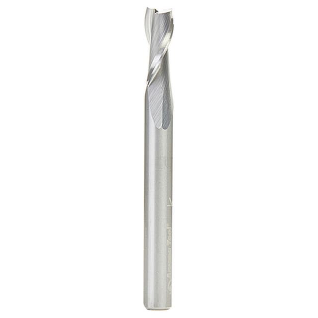 1/4" x 2-1/2" Up-Cut Spiral Plunge Bit, 2-Flute, 1/4" Shank, 5/8" Cutting Height