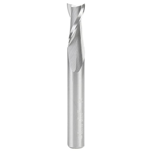 3/8" x 3" Up-Cut Spiral Plunge Bit, 2-Flute, 3/8" Shank