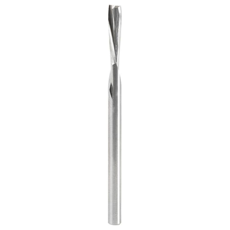 1/8" x 2" Down-Cut Spiral Plunge Bit for Solid Wood, 2-Flute, 1/8" Shank
