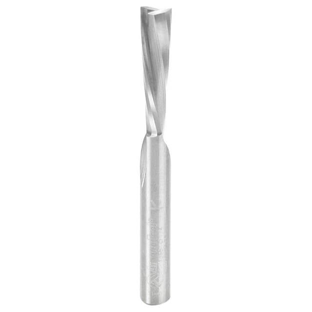1/4" x 2-1/2" Down-Cut Spiral Plunge Bit for Solid Wood, 2-Flute, 1/4" Shank