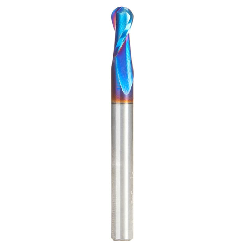 1/4" x 2-1/2" Spektra Up-Cut Ball Nose Spiral Router Bit, 2-Flute, 1/4" Shank