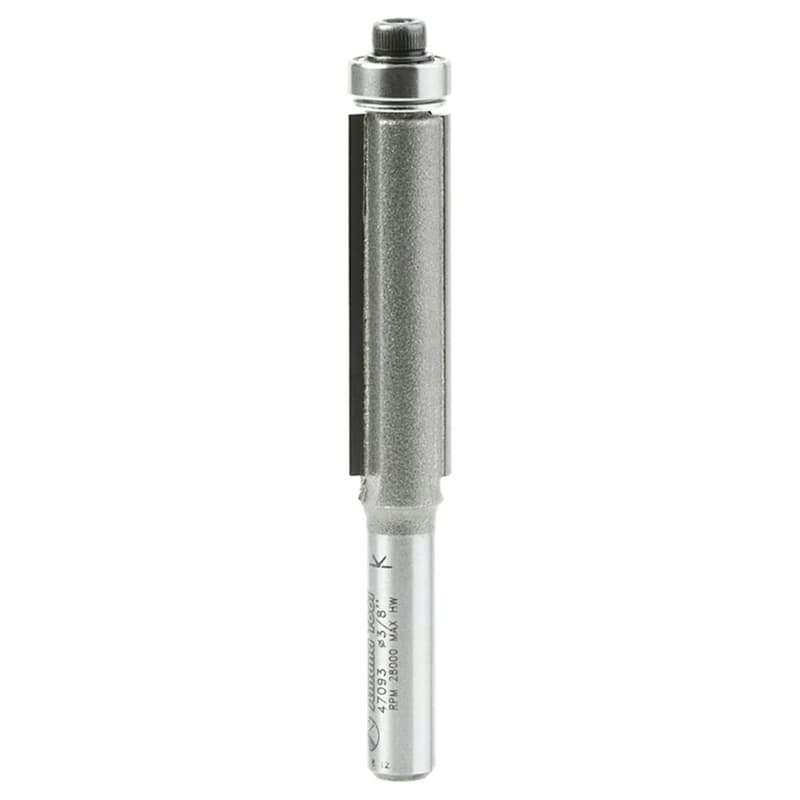 3/8" x 2-3/8" Flush Trim Bit, 2-Flute, 1/4" Shank