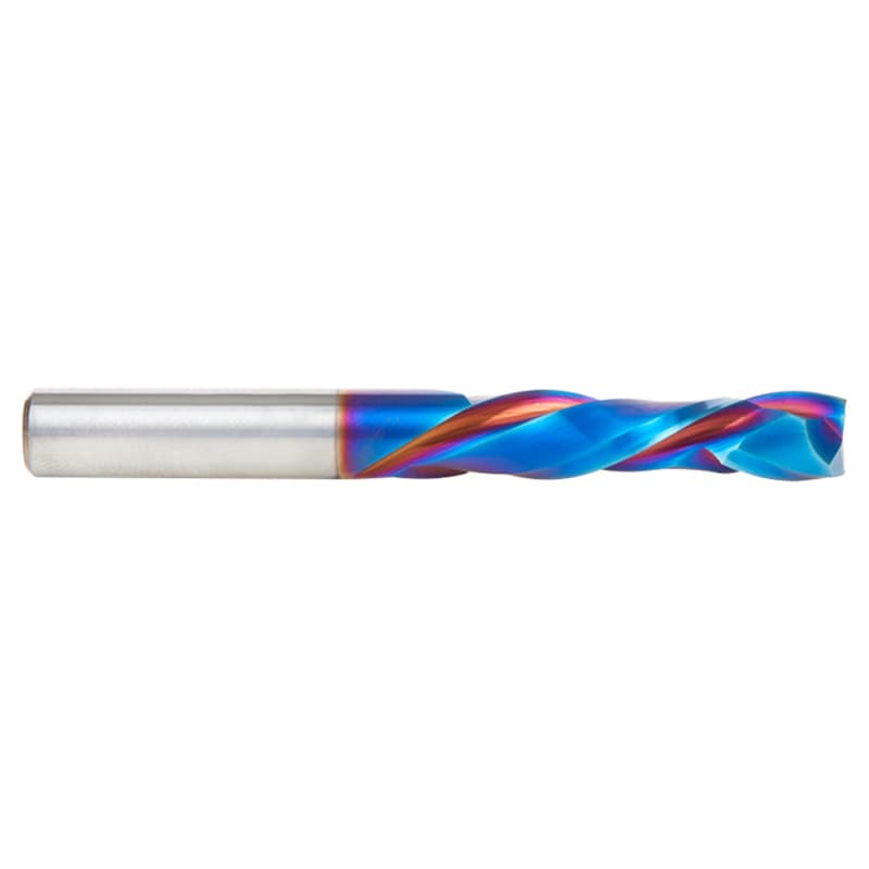 8mm Dia x 32mm CNC Solid Carbide Spektra Extreme Tool Life Coated Compression Spiral Bit, 2 Flute, 8mm Shank