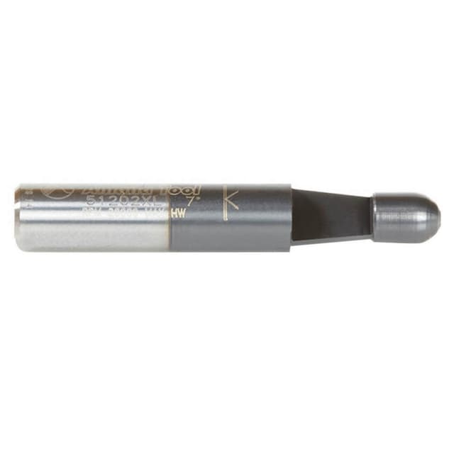 1/4" x 1-1/2" High Performance AlTiN Coated Panel Pilot Bevel Trim Bit, 1-Flute, 1/4" Shank