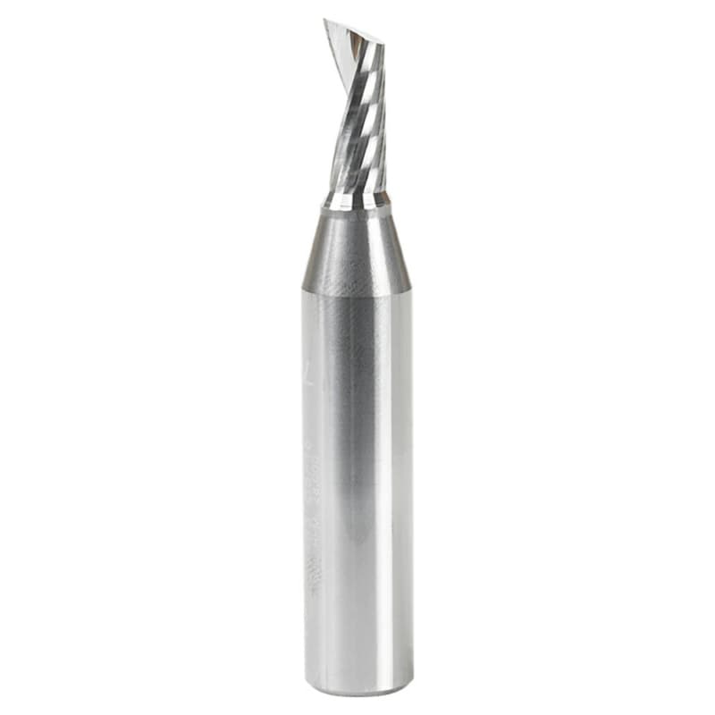 5/16" x 3" Up-Cut 'O' Aluminum Cutting CNC Spiral Router Bit, 1-Flute, 1/2" Shank