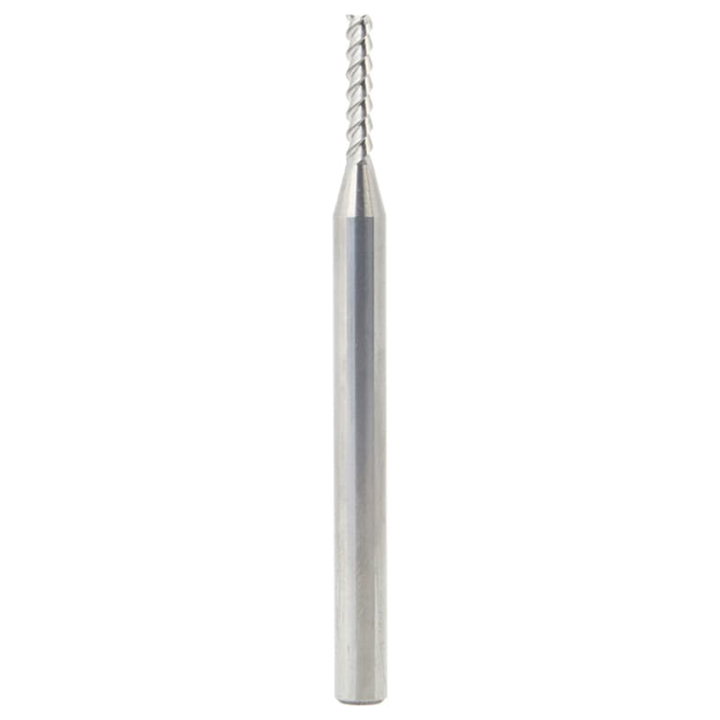 3mm x 15mm 55° CNC Solid Carbide Aluminum/Acrylic Cutting Helix End Mill Bit, 3-Flute, 6mm Shank