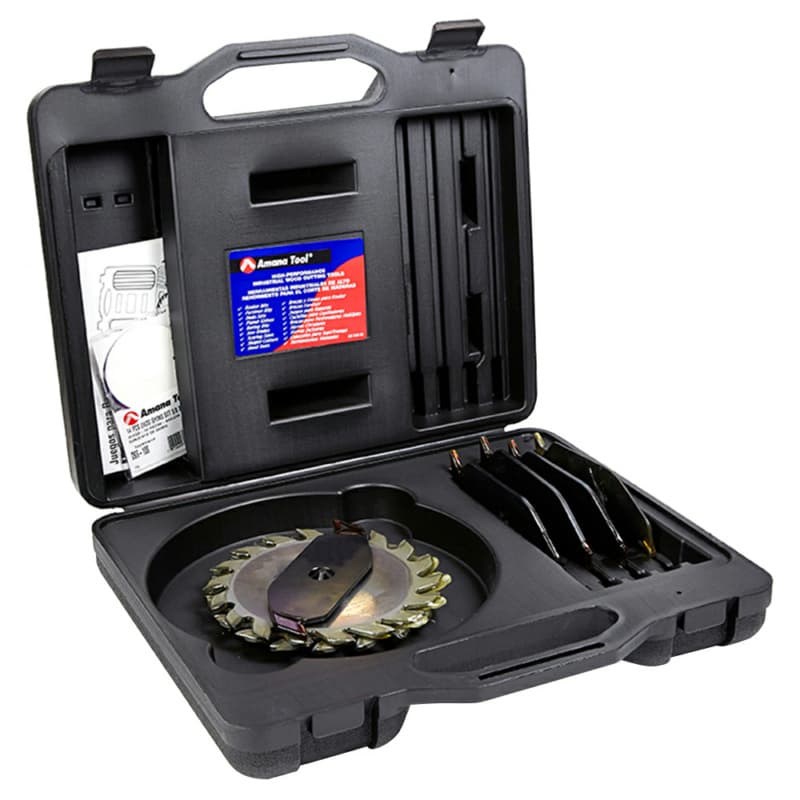 6" x 18 Teeth Dado Saw Blade Set with Five 2-Wing Chippers