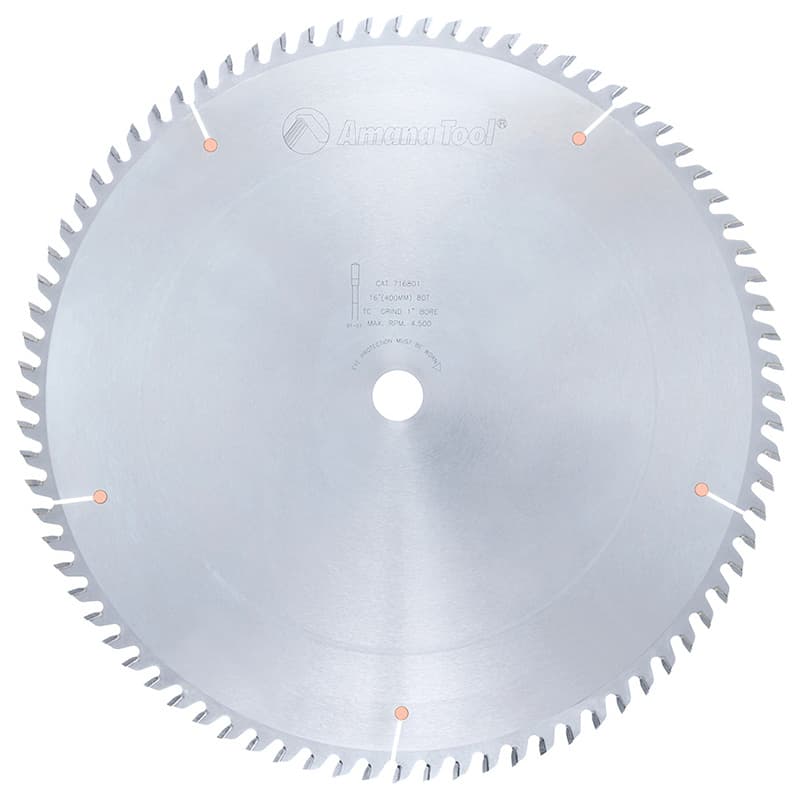 16" x 80 Teeth Heavy-Duty Cross-Cut/Cut-Off Saw Blade