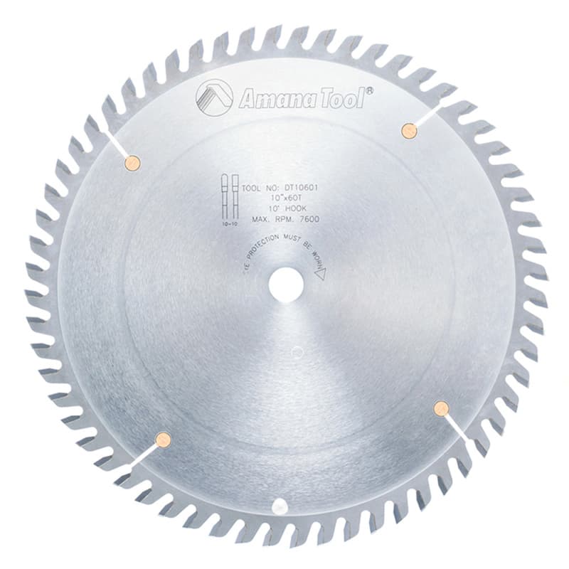 10" x 60 Teeth Ditec 2000 Cross-Cut/Cut-Off Saw Blade