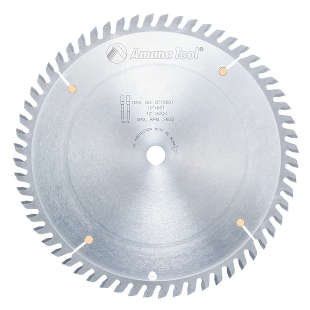 10" x 60 Teeth Ditec 2000 Cross-Cut/Cut-Off Saw Blade
