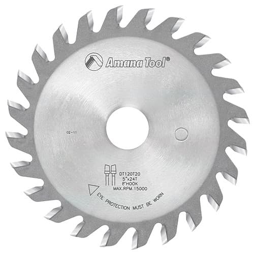 120mm x 24 Teeth Ditec 2000 Adjustable Scoring Set Saw Blade, 3.2mm - 4.2mm Kerf