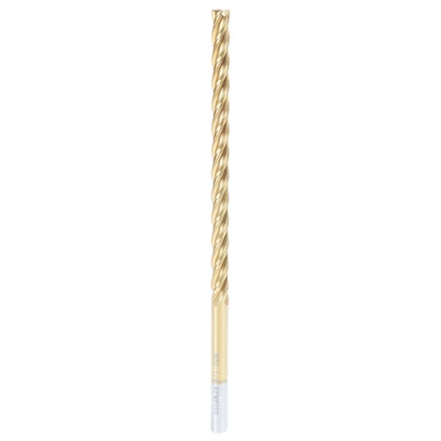 1/4" x 6" Foam Cutting Square End Mill Extended TiN Coated Up-Cut Spiral Router Bit, 4-Flute, 1/4" Shank