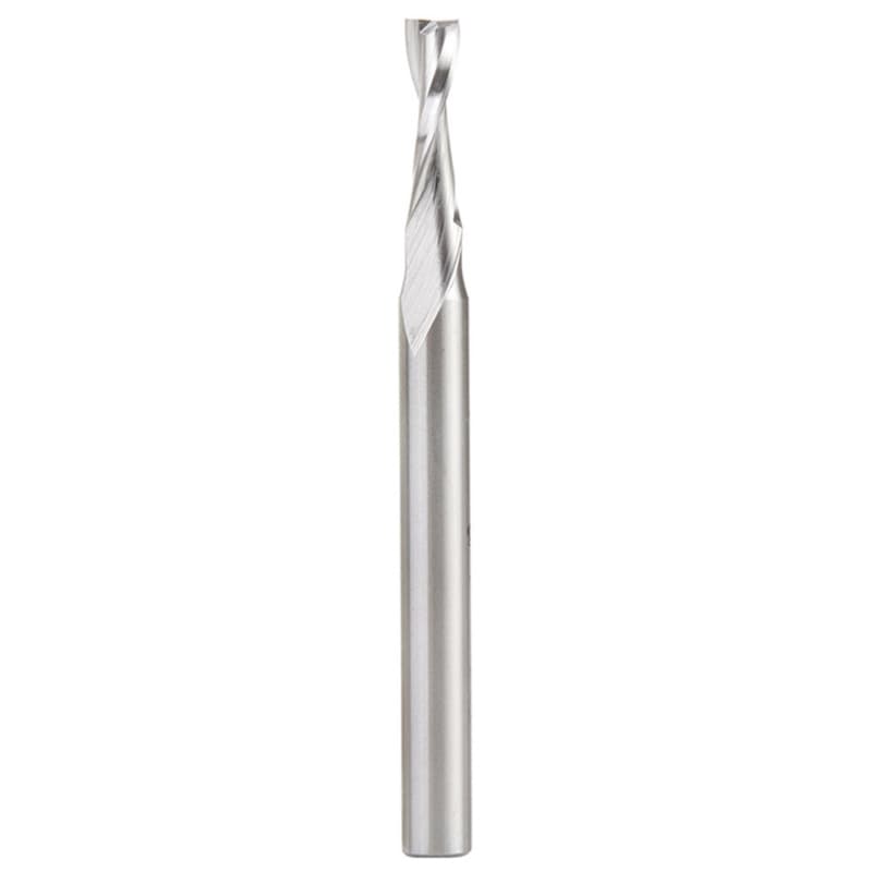 3/16" x 2-7/8" Aluminum Cutting Up-Cut Spiral Router Bit, 2-Flute, 1/4" Shank