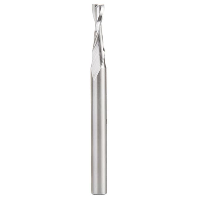 3/16" x 2-7/8" Aluminum Cutting Up-Cut Spiral Router Bit, 2-Flute, 1/4" Shank