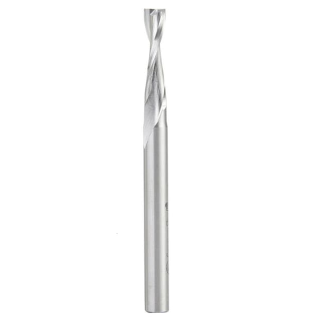 7/32" x 3" Aluminum Cutting Up-Cut Spiral Router Bit, 2-Flute, 1/4" Shank