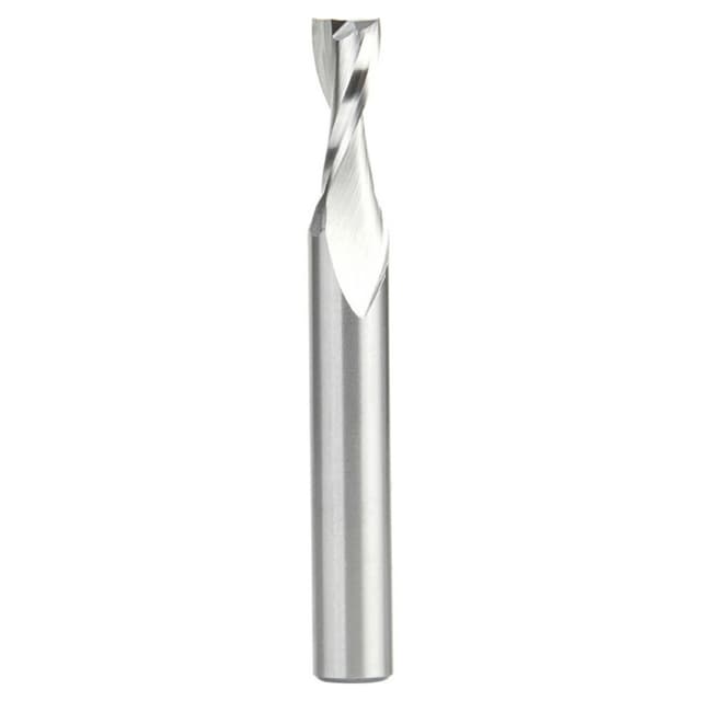 5/16" x 3" Aluminum Cutting Up-Cut Spiral Router Bit, 2-Flute, 3/8" Shank