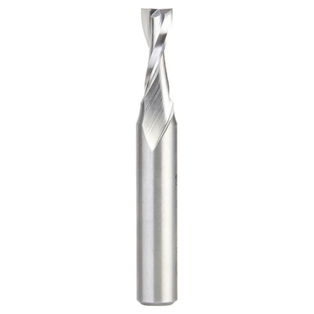3/8" x 3-1/2" Aluminum Cutting Up-Cut Spiral Router Bit, 2-Flute, 1/2" Shank