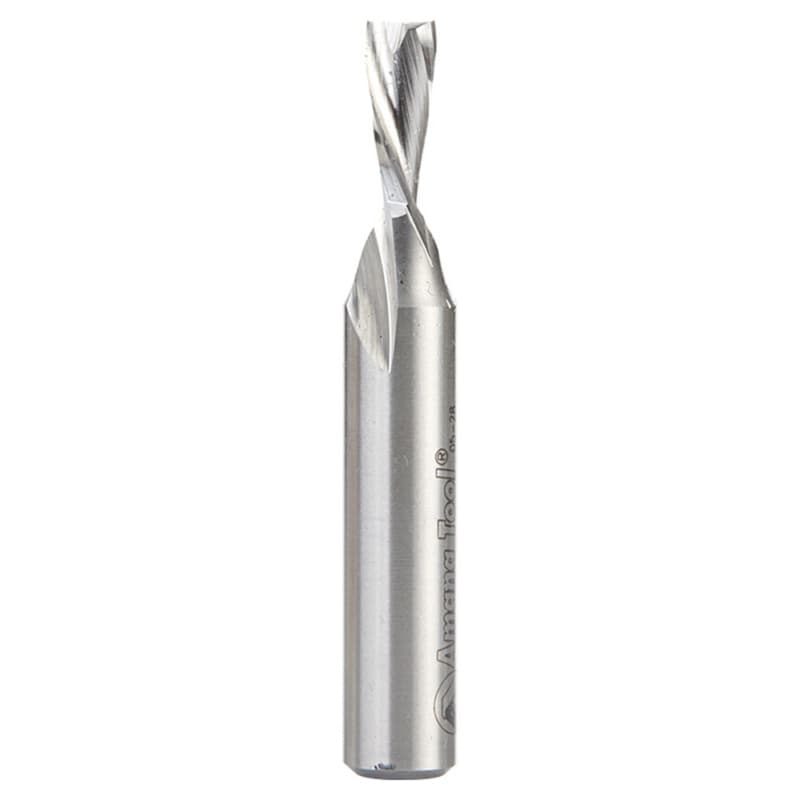 5/16" x 3-1/4" Aluminum Cutting Down-Cut Spiral Router Bit, 2-Flute, 1/2" Shank