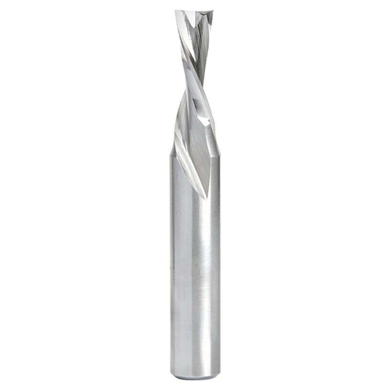 3/8" x 3-1/2" Aluminum Cutting Down-Cut Spiral Router Bit, 2-Flute, 1/2" Shank