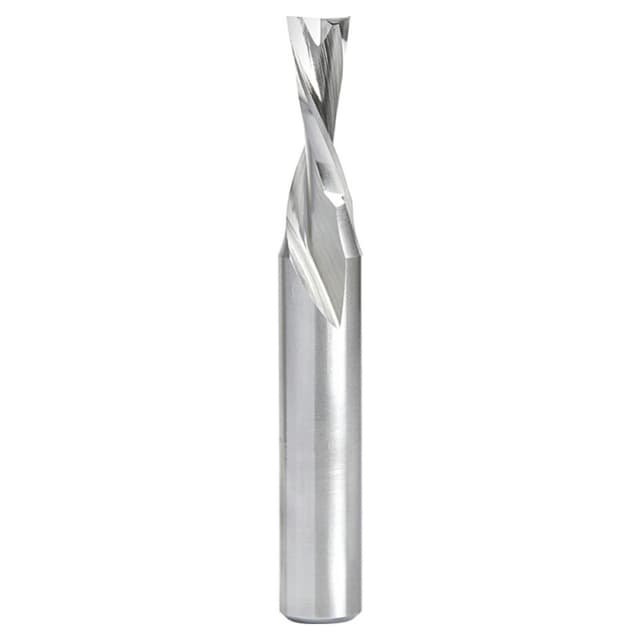 3/8" x 3-1/2" Aluminum Cutting Down-Cut Spiral Router Bit, 2-Flute, 1/2" Shank