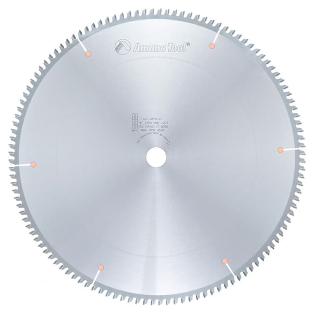 16" x 120 Teeth Non-Melt Plastic Saw Blade