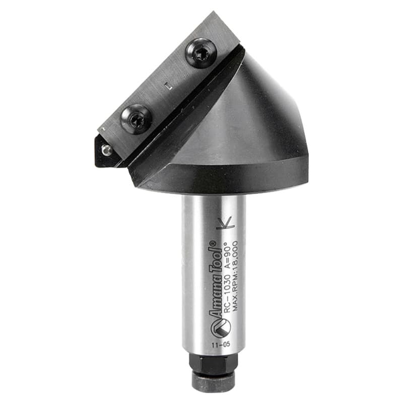 1-9/32" CNC Insert V-Groove 90°, 3/4" Shank