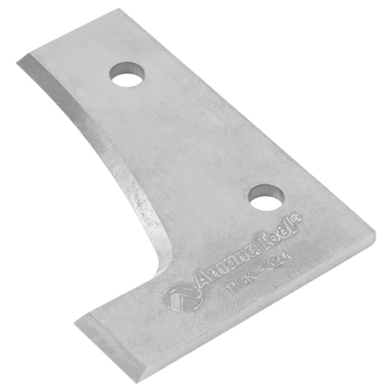 RCK-324 49mm x 35mm x 2mm CNC Insert Knives for 3-Flute, Multi-Profile RC-4070, Pair of 2