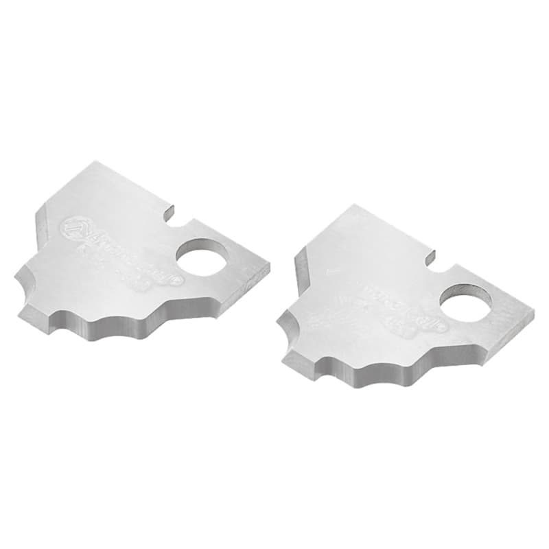 Solid Carbide Bead MDF/Wood Plunge Form Insert Knives for RC-2480 (2 Pieces)