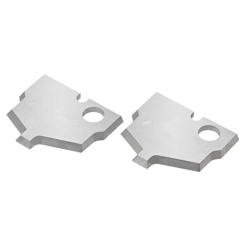 Solid Carbide Traditional MDF/Wood Plunge Form Insert Knives for RC-2483 (2 Pieces)