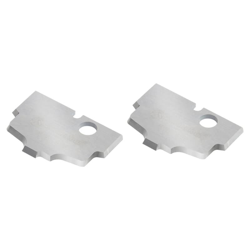 Solid Carbide Ogee MDF/Wood Plunge Form Insert Knives for RC-2496 (2 Pieces)