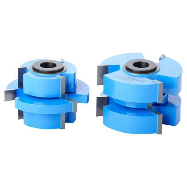 2-3/4" 2-Piece 3-Wing Stile/Rail Tongue/Groove Cabinet Door Cutter Set
