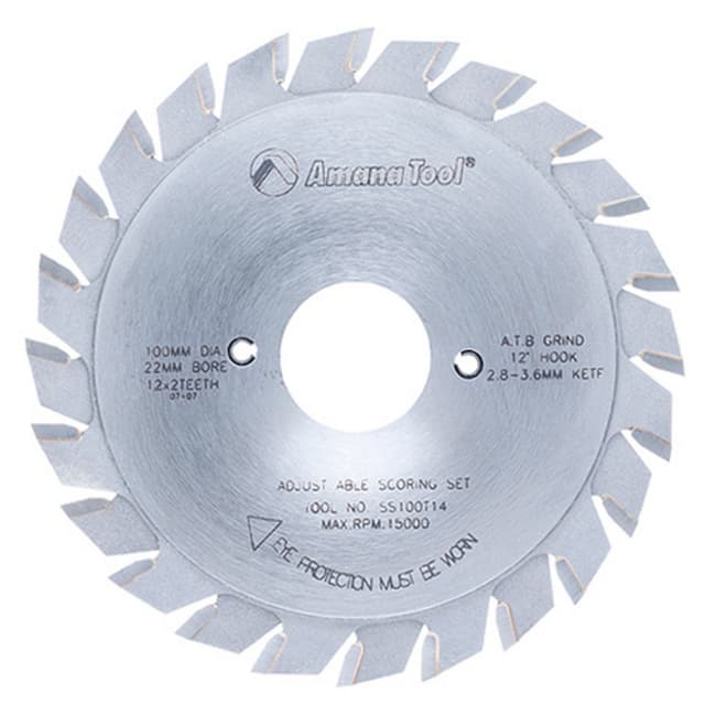 100mm x 24 Teeth Adjustable Type Scoring Saw Blade