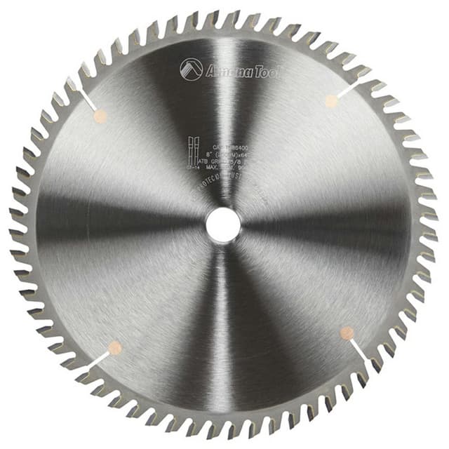 8" x 64 Teeth Thin Kerf Trim Saw Blade, Alternate Top Bevel