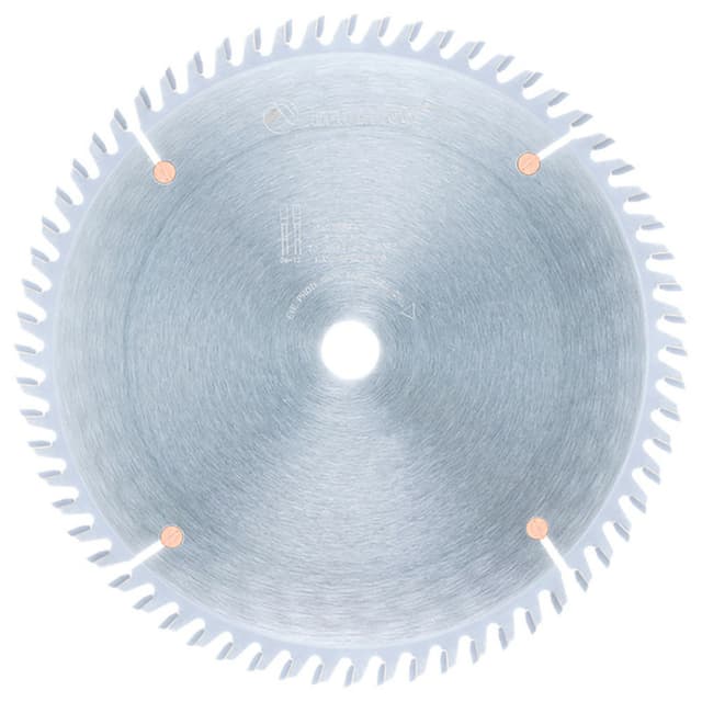 8" x 64 Teeth Thin Kerf Trim Saw Blade, Triple Chip Grind