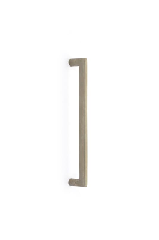 12" Rail Bronze Appliance Pull, Tumbled White Bronze