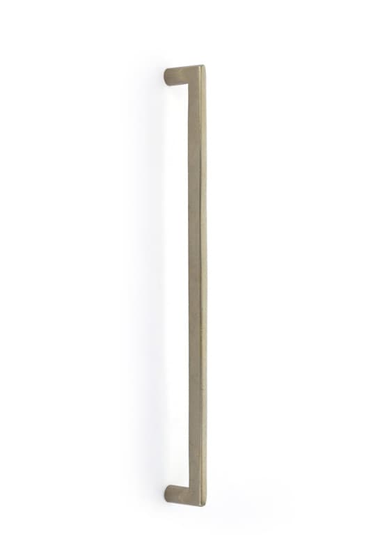 18" Rail Bronze Appliance Pull, Tumbled White Bronze