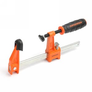6" Medium-Duty Clutch Style Steel Bar Clamp, 2-1/2" Throat Depth