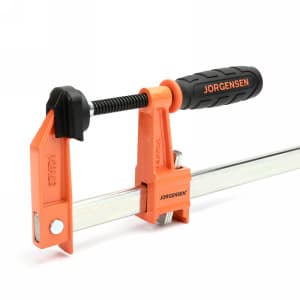 36" Heavy-Duty Clutch Style Steel Bar Clamp, 3" Throat Depth
