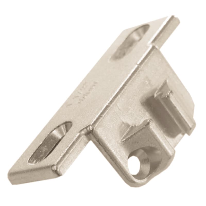 Compact 33 Edge Mount Mounting Plate, Nickel-Plated, Screw-On, 1-1/2" Overlay