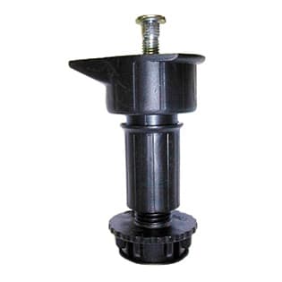 Screw-On Cabinet Leg Leveler with 30mm Knock-In Socket