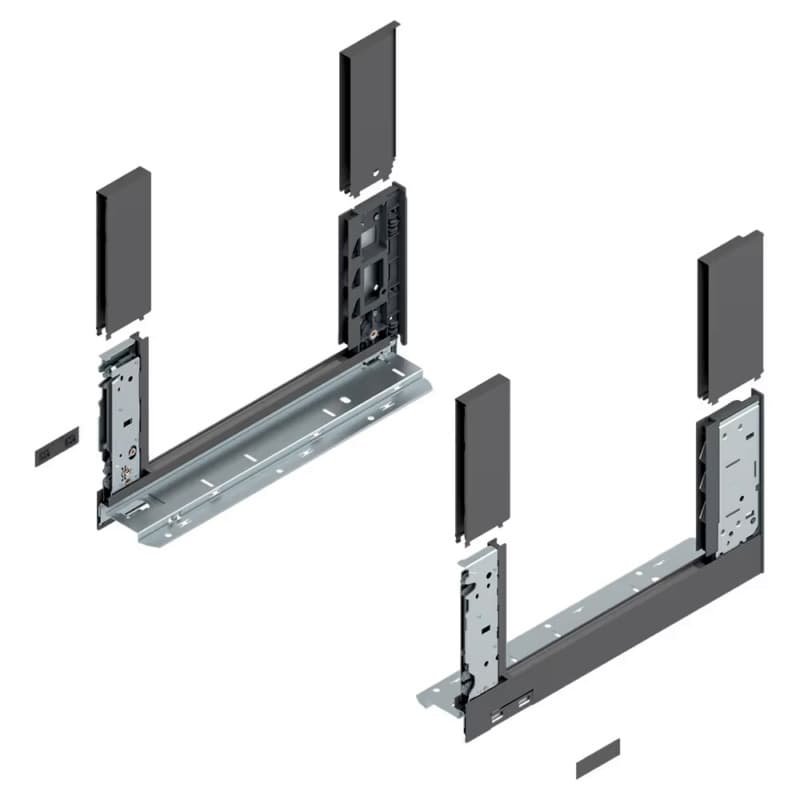 13-25/32" Legrabox Drawer System C Height 6-31/32", Orion Gray Matte