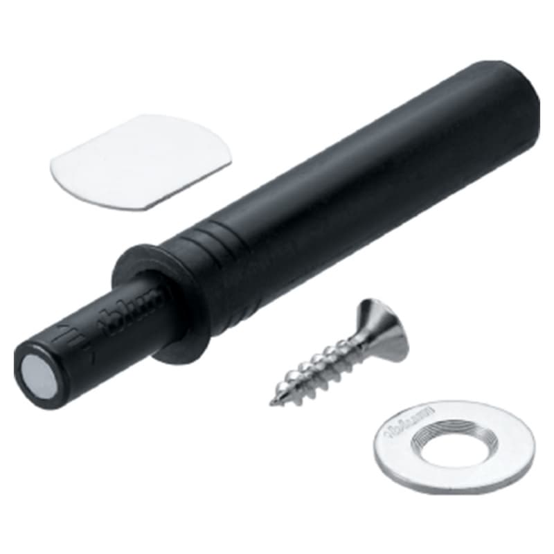 Tip-On Push to Open Set for Standard Doors, Black