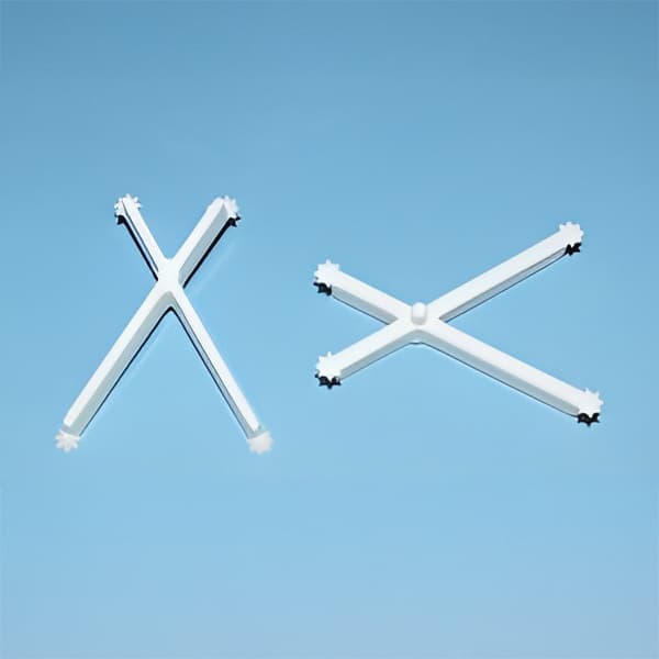 Plastic Shelf Hold Down 3mm Peg, White Finish, Box of 1000