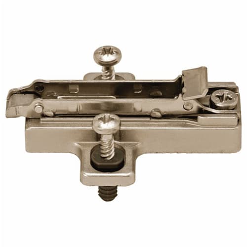 Clip-On 2-Cam Adjustable Wing Mounting Plate, Nickel-Plated, Expando, 2mm