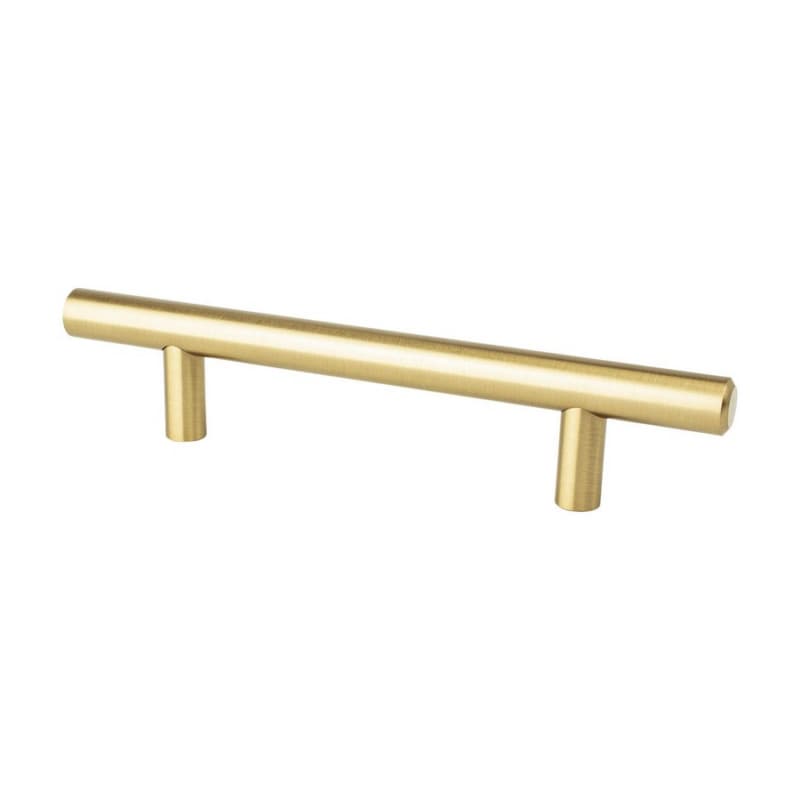 3-25/32" Tempo T-Bar Pull, Modern Brushed Gold