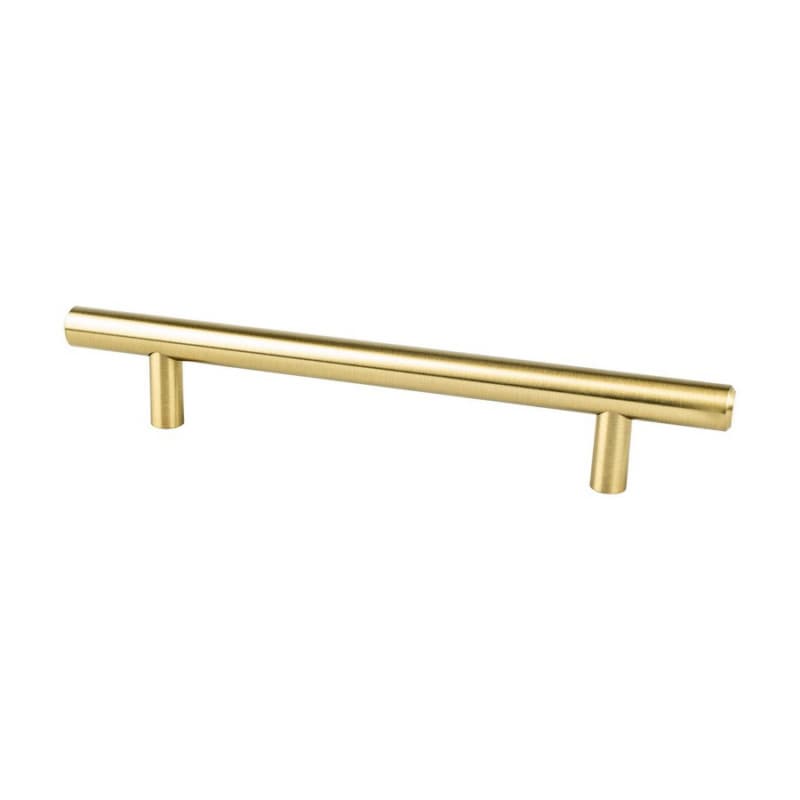 5-1/16" Tempo T-Bar Pull, Modern Brushed Gold