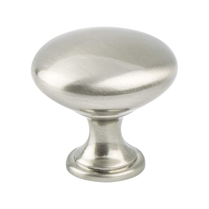 29mm Advantage Plus-1 Round Knob, Brushed Nickel, 1-1/8" Length